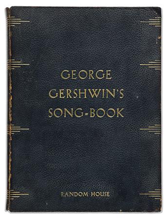 GERSHWIN, GEORGE. George Gershwin's Song-Book. Signed on the limitation page.